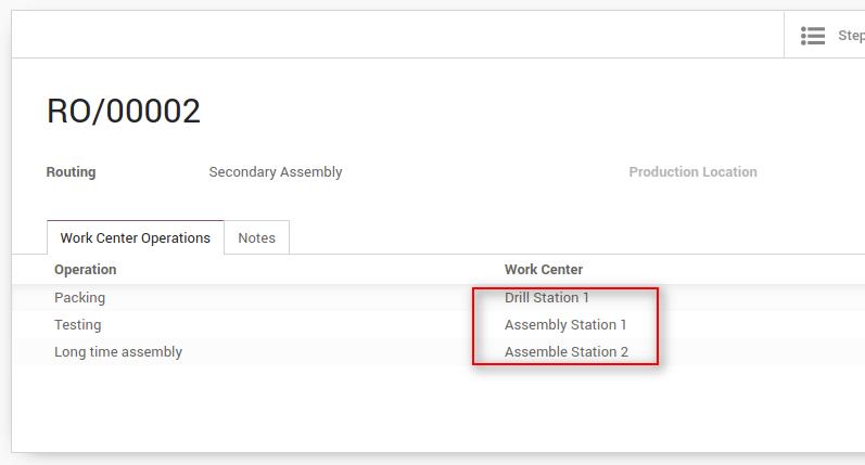 Work Center Routing Production Version Mrp Production Customize | The Odoo Store