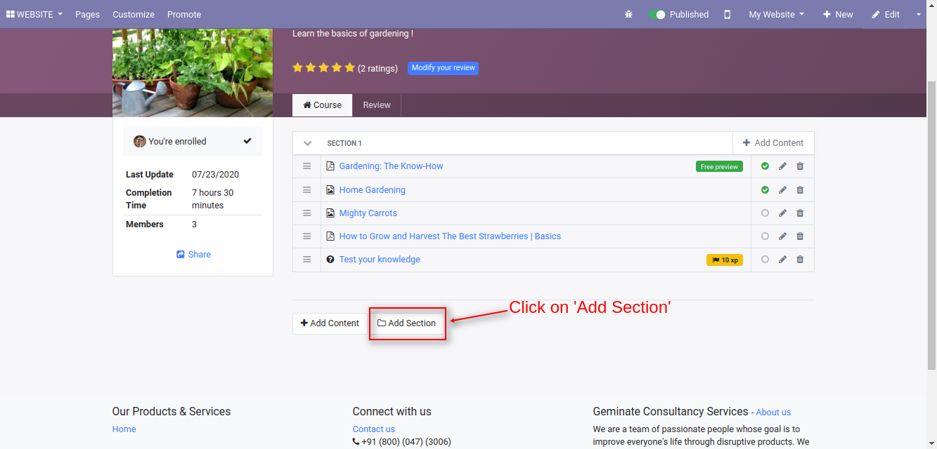Sales Sample Product | The Odoo Store