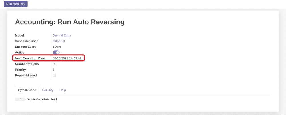 Auto-Reversing Journal Entries | The Odoo Store