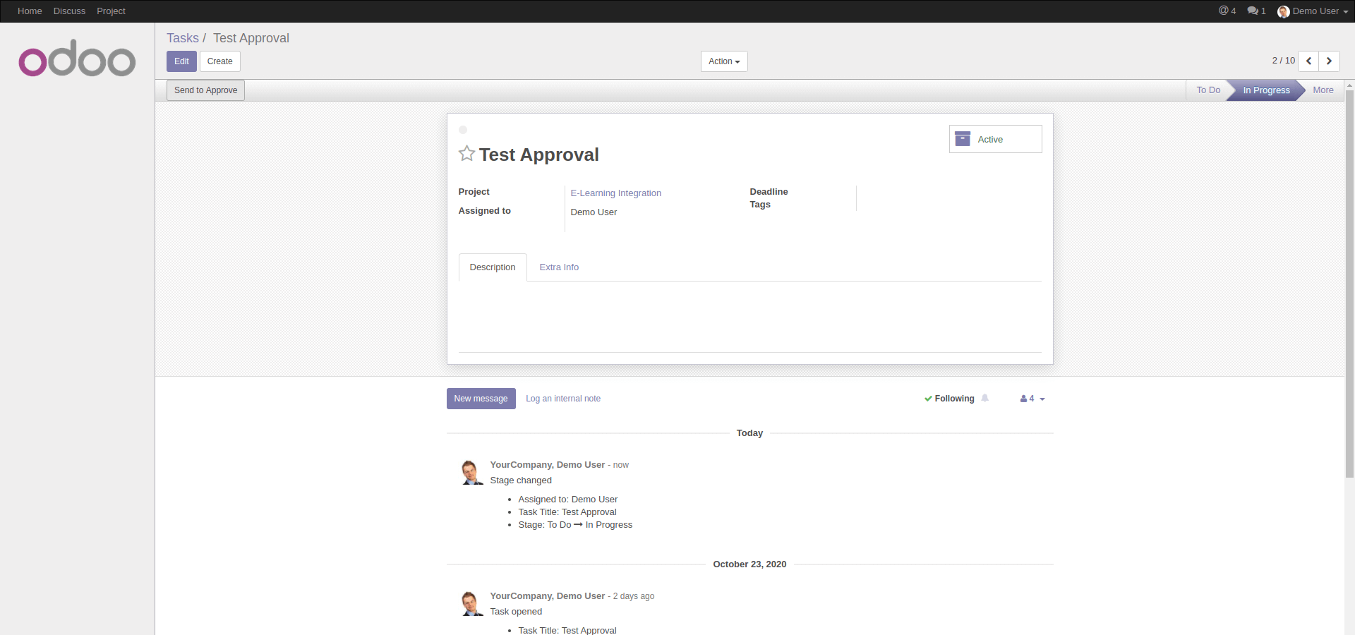 Form View Button
