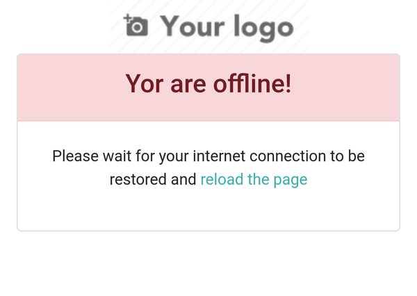Offline Page Mobile