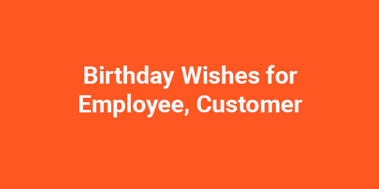 Birthday Wishes