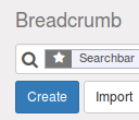 Full width searchbar