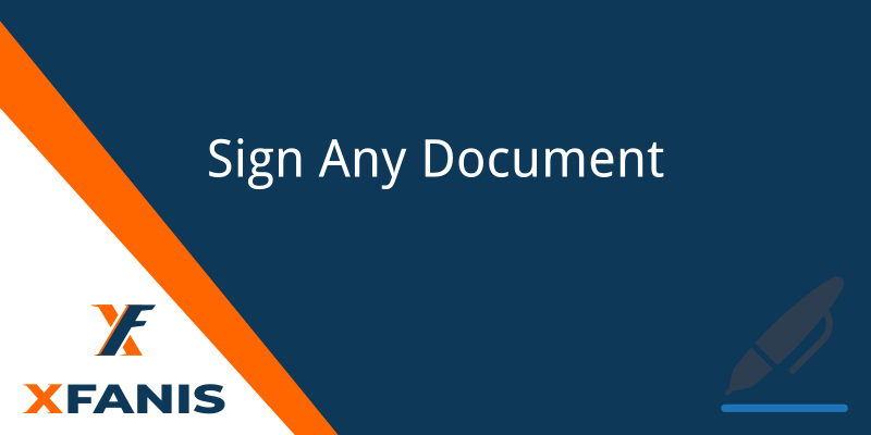 XF Sign Any Document