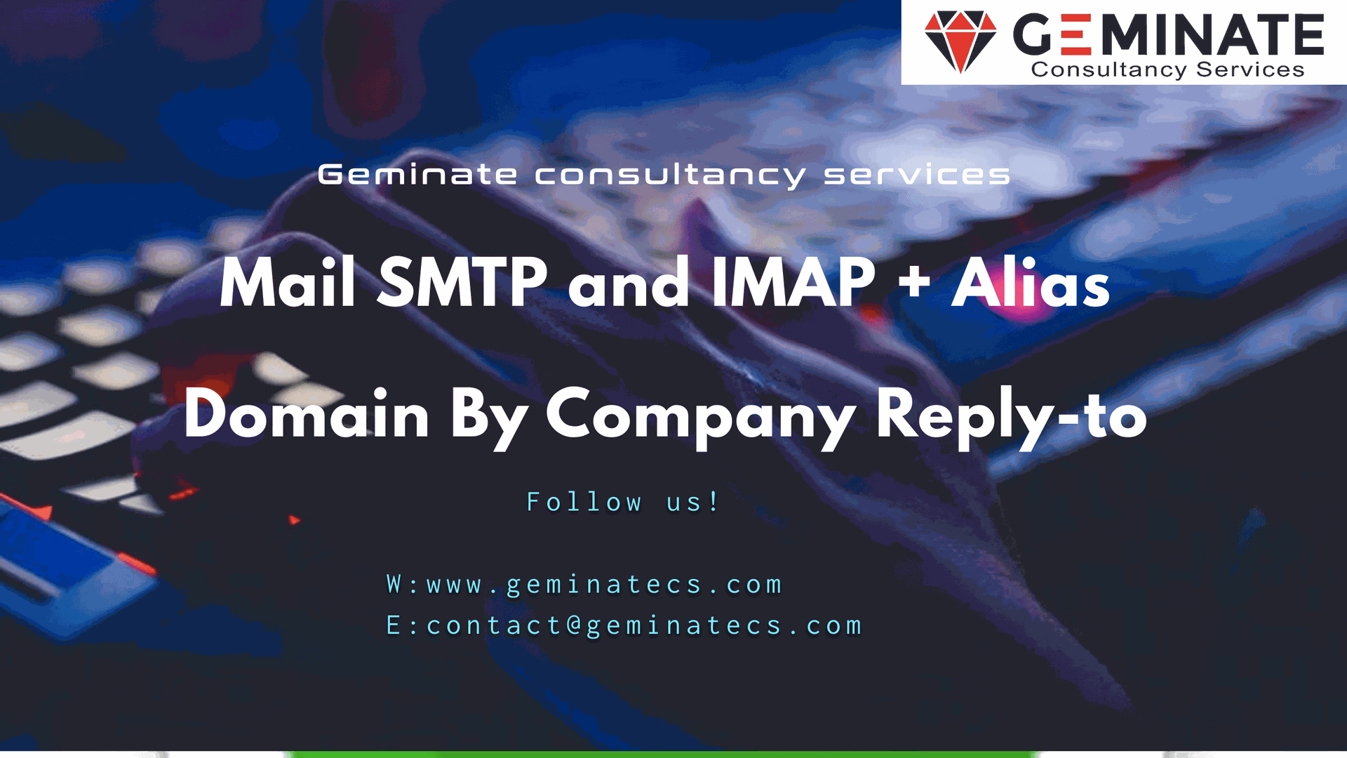 Mail SMTP and IMAP + Alias Domain By Company Reply-to