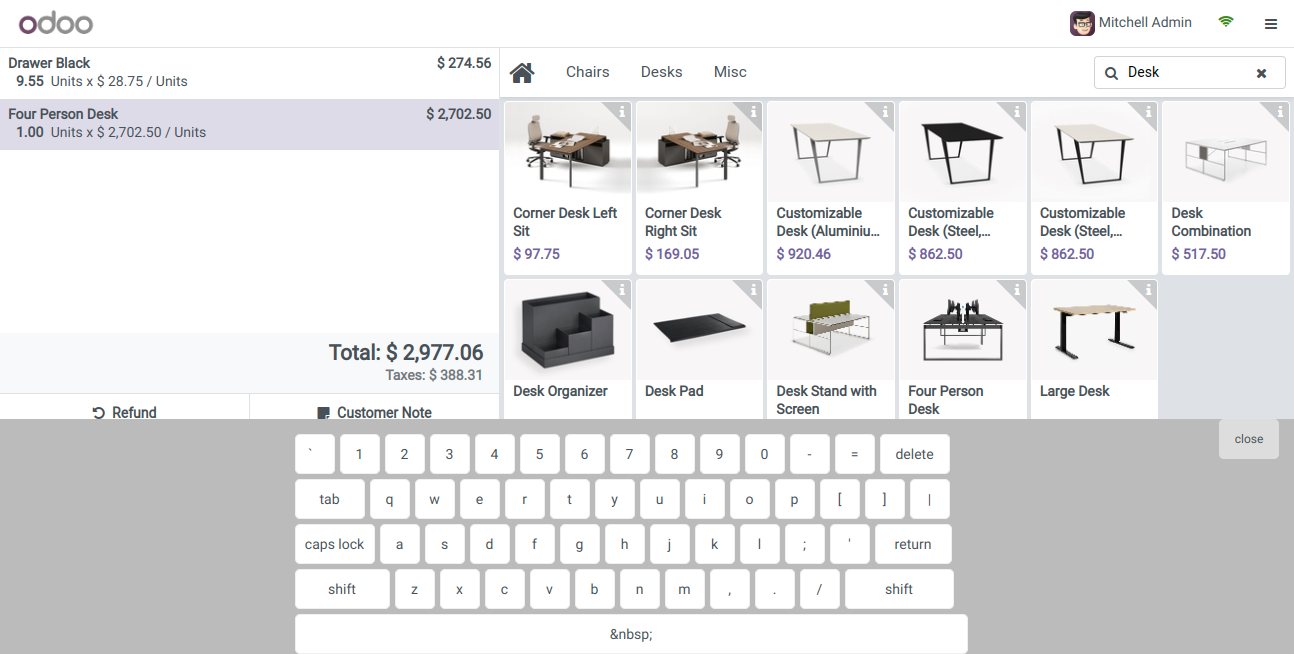 POS Virtual KeyBoard