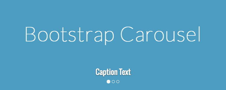 Website Bootstrap Carousel Paradise Sliders
