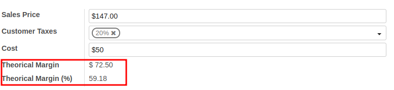 Product Margin and Margin Rate